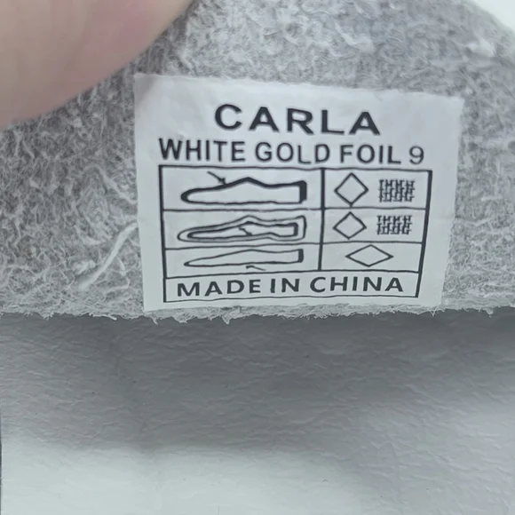 Vintage Havana Carla White Sneakers with Gold Star & Extra Laces Women's Size 9 - Picture 11 of 12